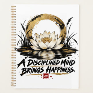 Agenda Uma Mente Disciplinada Traz Felicidade Lotus Mindf