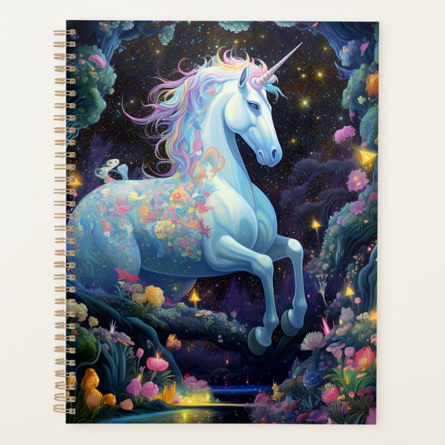 Agenda Unicorn Fantasy Art (Frente)