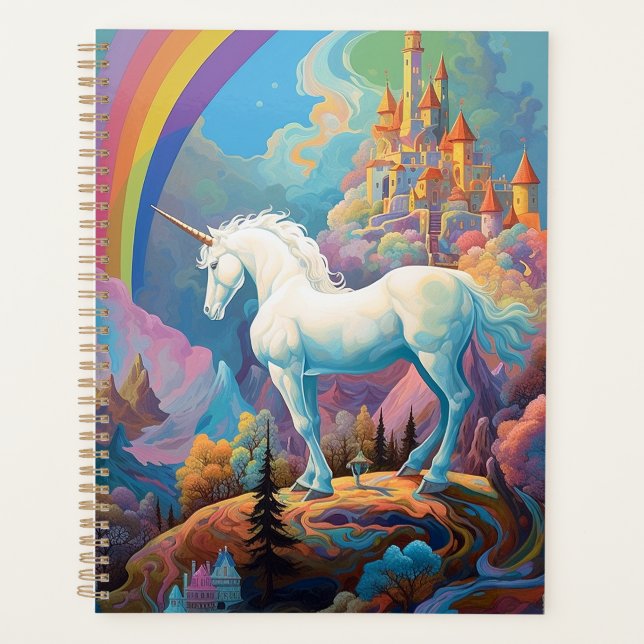 Agenda Unicorn Fantasy Art (Frente)
