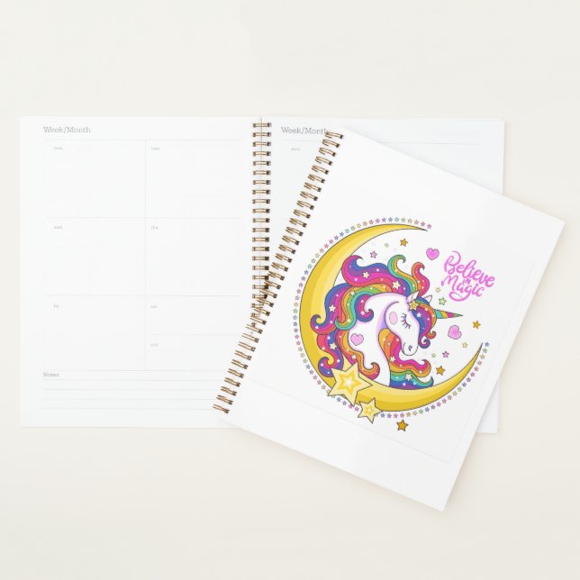 Agenda Unicorn Magic Planner (Exibição)