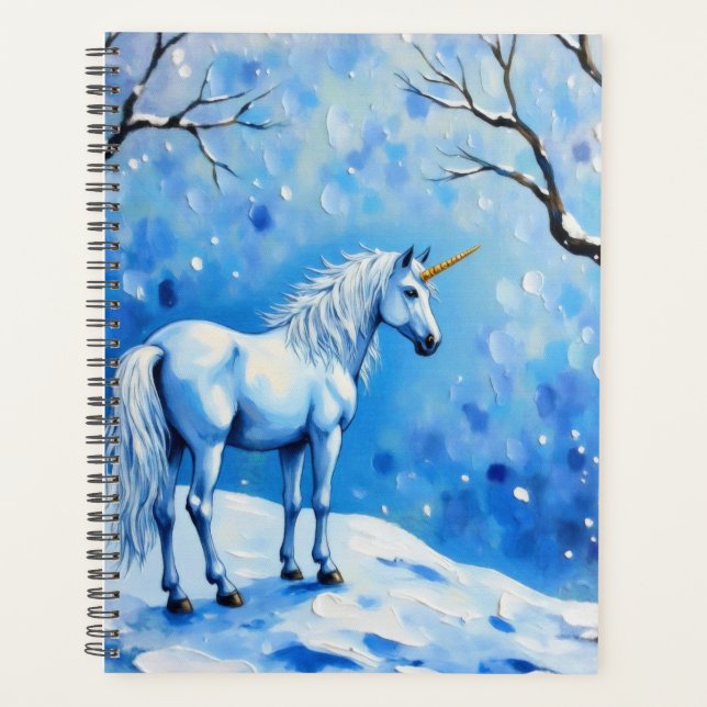 Agenda Unicórnio de inverno (Frente)