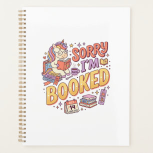 Agenda Unicórnio Desculpe Estou Ocupado Caprichoso Design