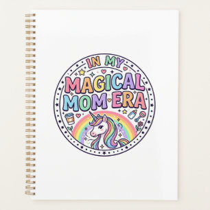 Agenda Unicórnio Na Minha Camiseta Divertida Era De Mãe M