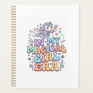 Agenda Unicórnio Na Minha Era de Garota Mágica Kawaii Ade