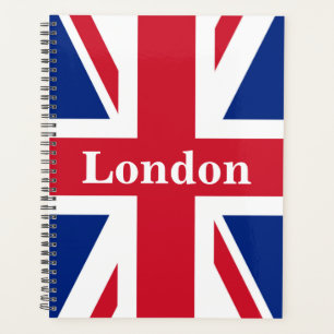 Agenda Union Jack London ~ British Flag Planner