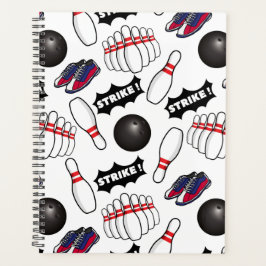 Agenda Unique Bowling Planner Journal