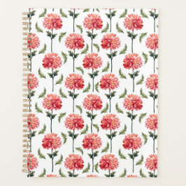 Agenda Unique Chrysanthemum Floral Planner Journal