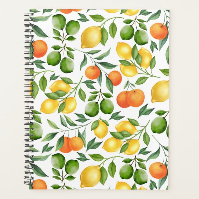 Agenda Unique Citrus Fruit Planner Journal (Frente)