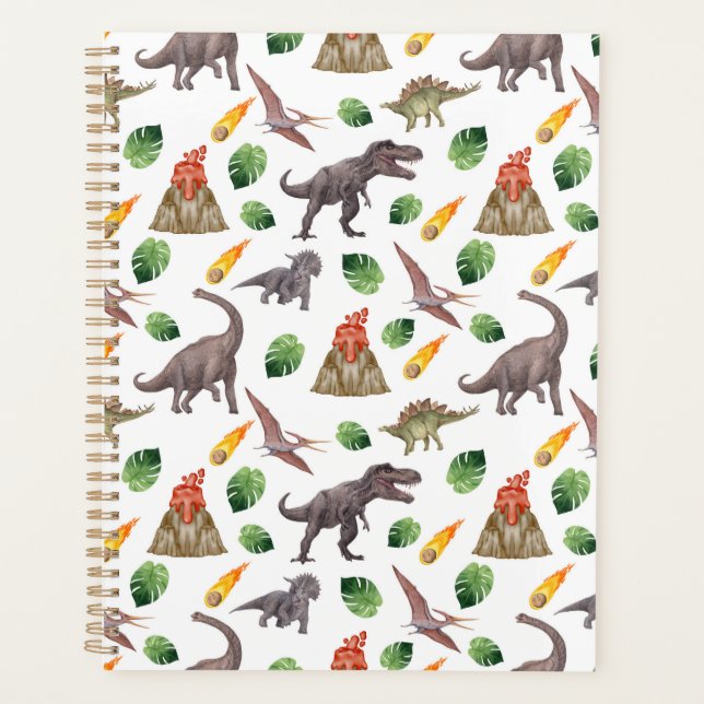 Agenda Unique Dinosaurs Planner Journal (Frente)
