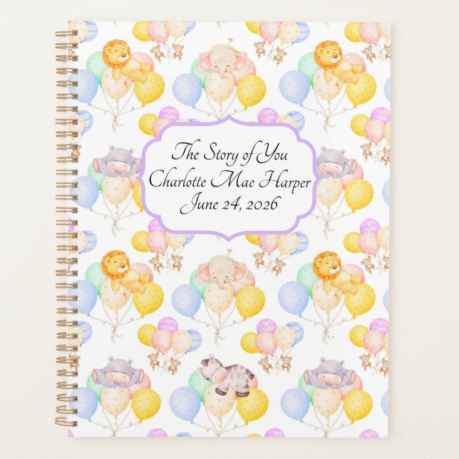 Agenda Unique First Year Baby Memory Journal (Frente)
