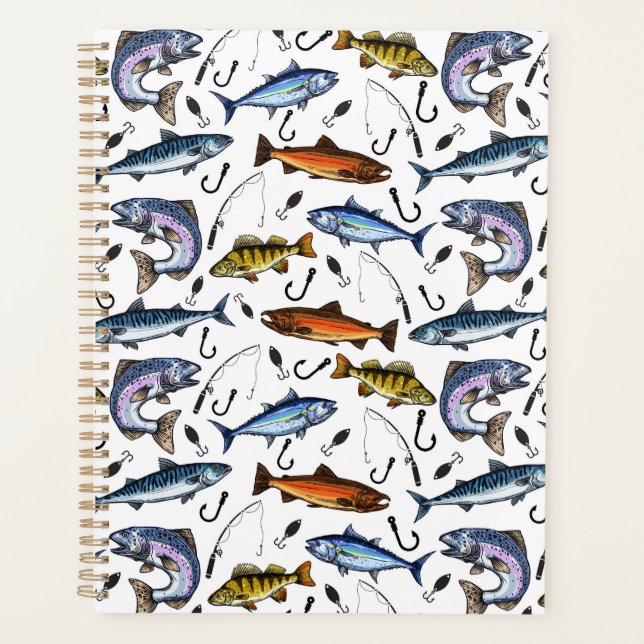 Agenda Unique Fishing Planner Journal (Frente)
