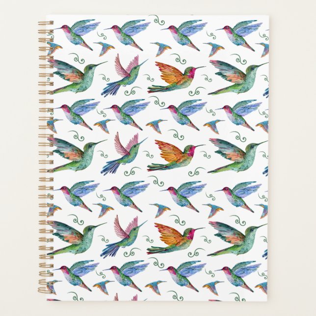 Agenda Unique Hummingbirds Planner Journal (Frente)