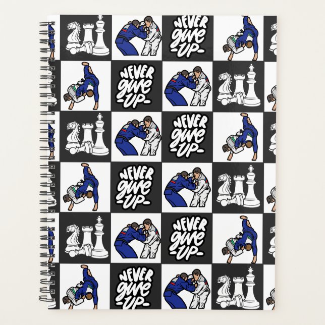 Agenda Unique Jiu Jitsu Planner Journal (Frente)