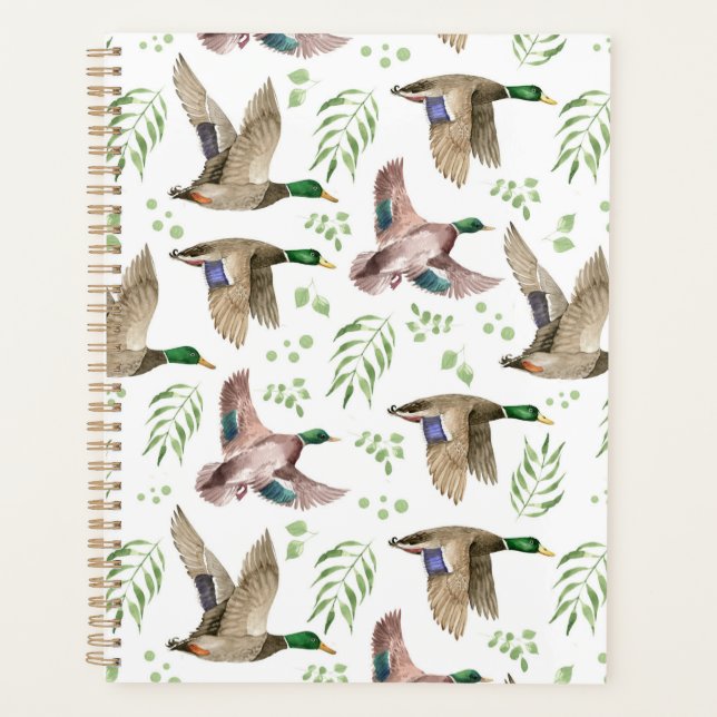 Agenda Unique Mallard Ducks Planner Journal (Frente)
