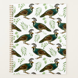 Agenda Unique Quails Planner Journal