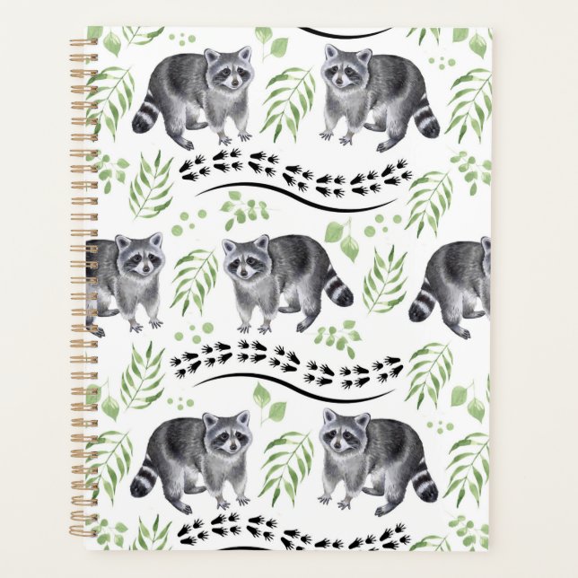 Agenda Unique Raccoons Planner Journal (Frente)