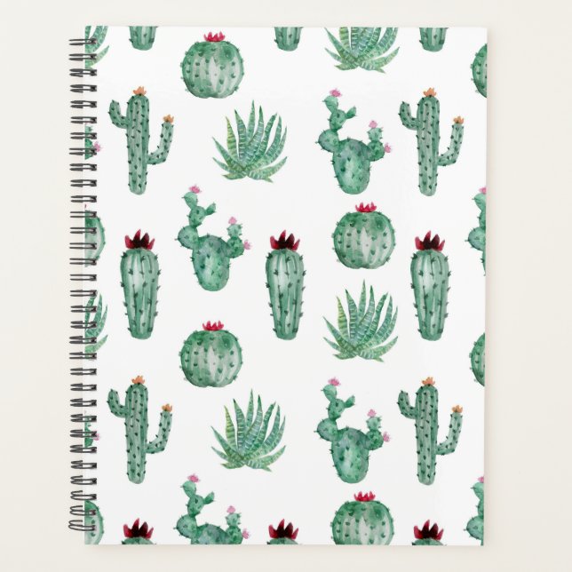 Agenda Unique Southwest Cactus Planner Journal (Frente)