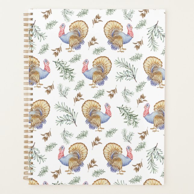 Agenda Unique Turkey Planner Journal (Frente)