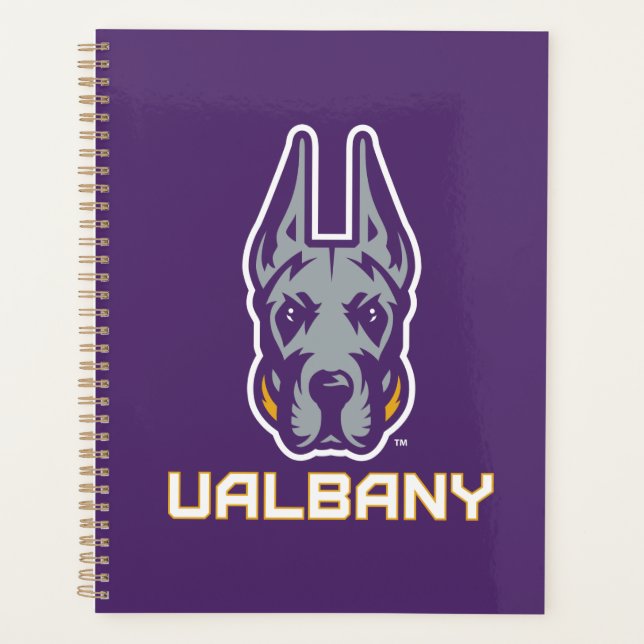Agenda Universidade de Albany Great Danes (Frente)