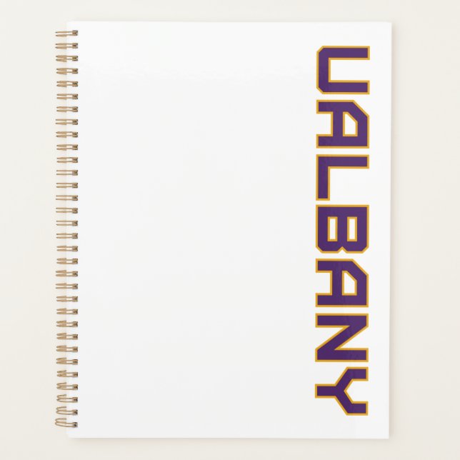 Agenda Universidade de Albany Wordmark (Frente)