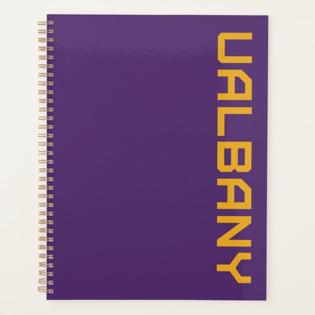 Agenda Universidade de Albany Wordmark (Frente)