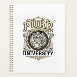 Agenda Universidade de Ronronar Gato Academia Universitár