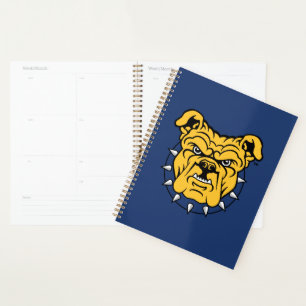 Agenda Universidade Estadual da NCA&T Rosto de Buldogue