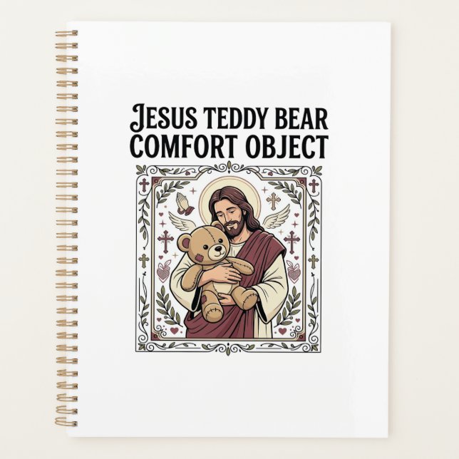 Agenda Urso de pelúcia Jesus Objeto de conforto Urso de p (Frente)