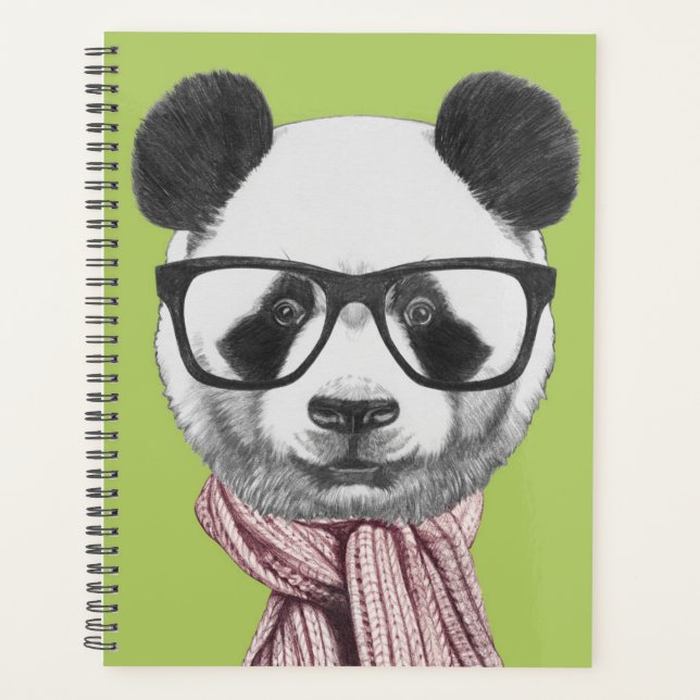 Agenda Urso Panda Pronto Para Inverno (Frente)