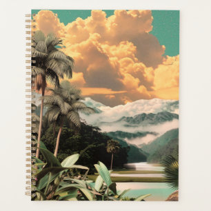 Agenda Vale Tropical Surreal com Palmeiras