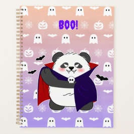 Agenda Vampiro do Bebê Cute do Halloween Panda Dracula