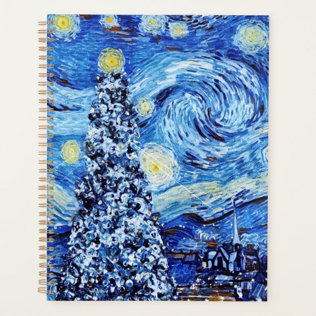 Agenda Van Gogh - A Noite Estrelada - Posto de Natal Bran (Frente)