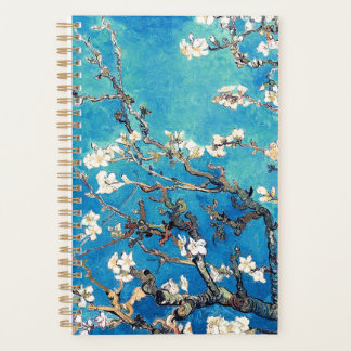 Agenda Van Gogh Almond Blossomo Turquesa brilhante