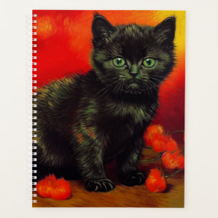 Agenda Van Gogh Black Kitten