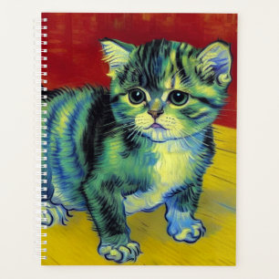 Agenda Van Gogh Tabby Cat