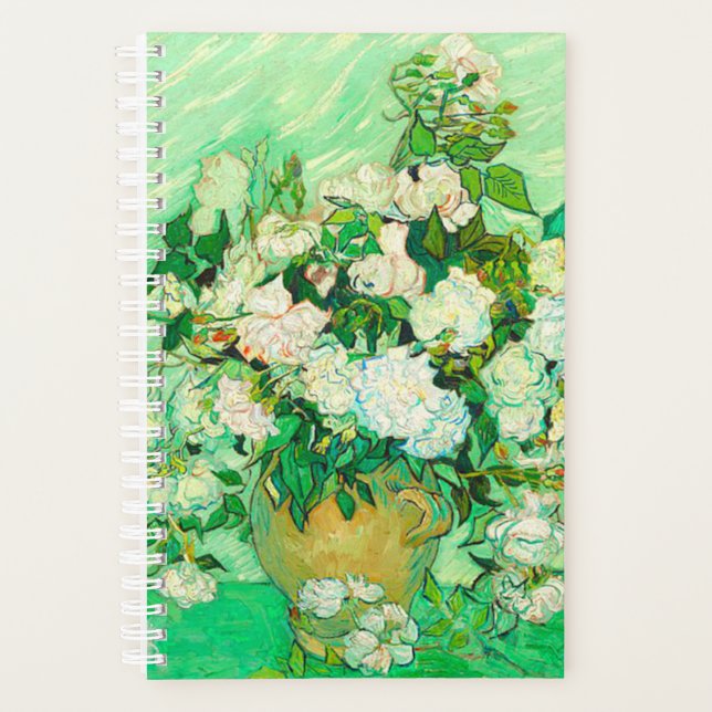 Agenda Van Gogh White Roses (Frente)