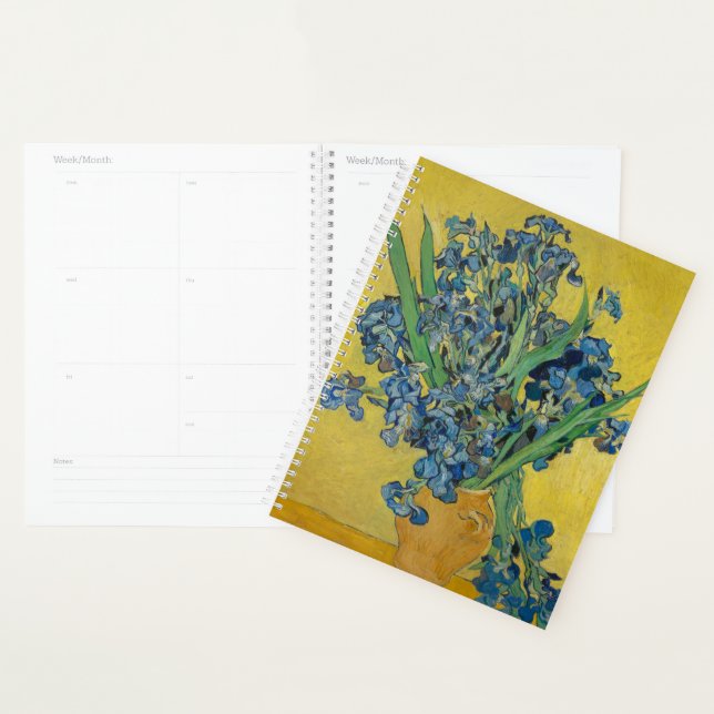 Agenda Vaso Van Gogh com Íris Classic Impressionismo (Exibição)