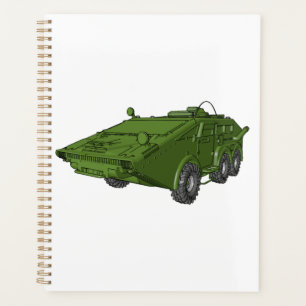 Agenda Veículo Militar Blindado Verde