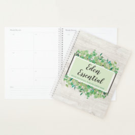 Agenda Verde Botânico Eucalyptus & Rustic Wood Eco