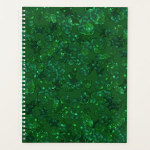 Agenda Verde, confete, brilho