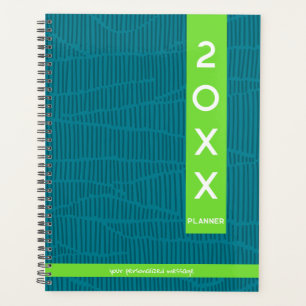 Agenda Verde Moderno Personalizado