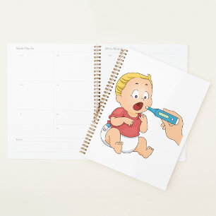 Agenda Verificação da temperatura do bebê Saúde pediátric