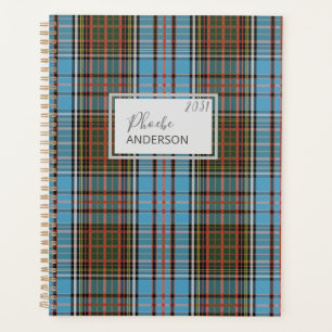 Agenda Verificação de Xadrez Personalizada do Tartan Cl