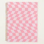 Agenda Verificação Wavy Retro Checkerboard Lilac Rosa Ver<br><div class="desc">Verificadores vermelhos legal em violeta pastel,  roxo,  lilás e cor-de-rosa pastel. Um bom design psicodélico retrô que te leva para a terra maravilhosa. Quadro de xadrez distorcido,  ondulado,  distorcido,  cheques distorcidos,  travesseiro de pré-disquete de estudante de dormitório distorcido.</div>