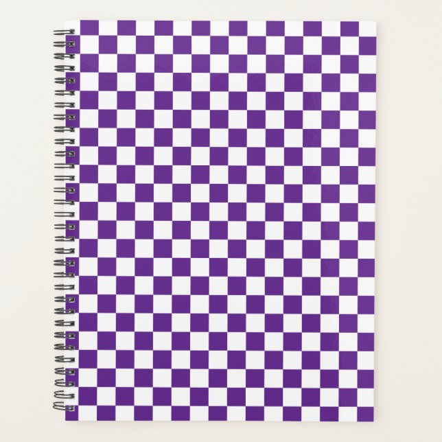 Agenda Verificado em roxo e branco em 2024 (Frente)