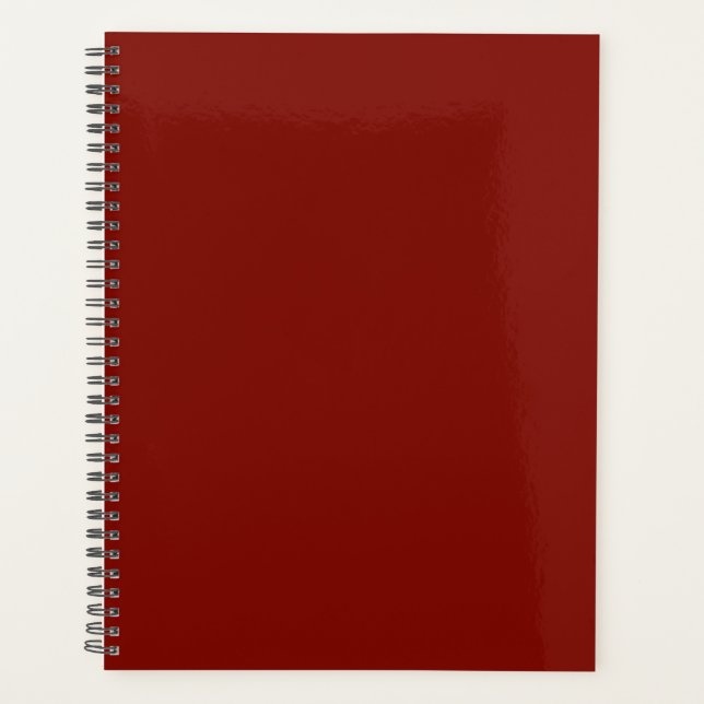 Agenda Vermelho Celeiro (cor sólida) (Frente)