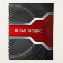 Vermelho e Preto Personalizado Tecno-Tema