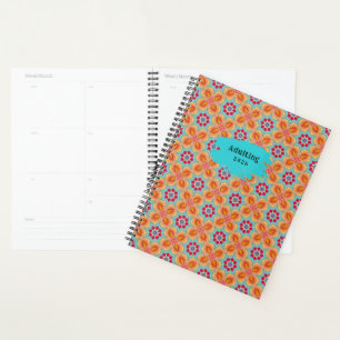 Agenda Vermelho e Turquesa