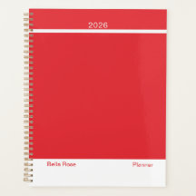 Vermelho Intenso Minimalista