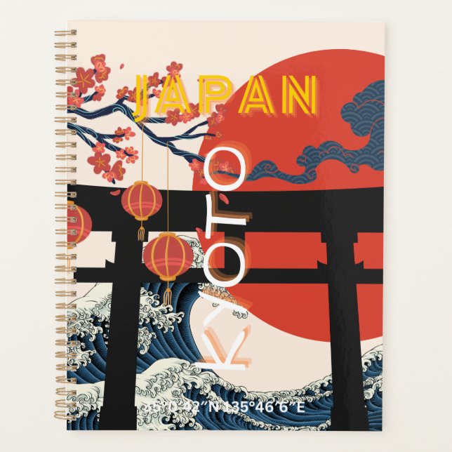 Agenda Viagem de Arte do Japão em Quioto, Retro-Viagem Ar (Frente)